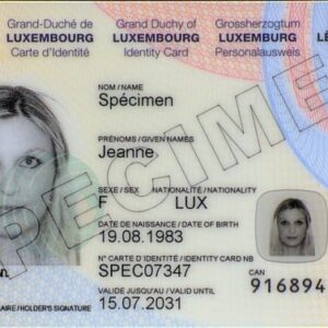LUXEMBURGISCHER PERSONALAUSWEIS